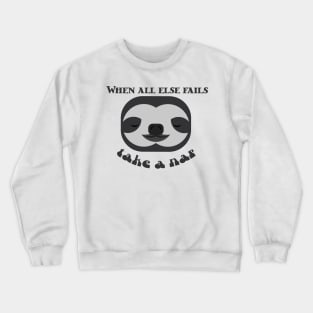 Sloth take a nap Crewneck Sweatshirt